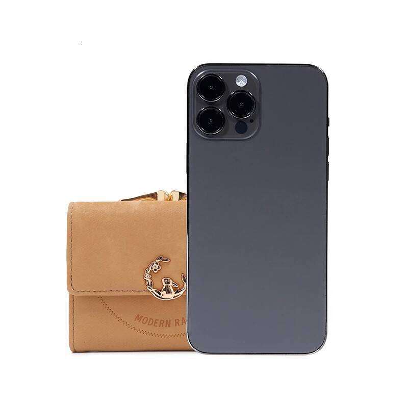 Autumn winter new European and American retro frosted high texture PU soft coin three fold bag multi-card folding can b