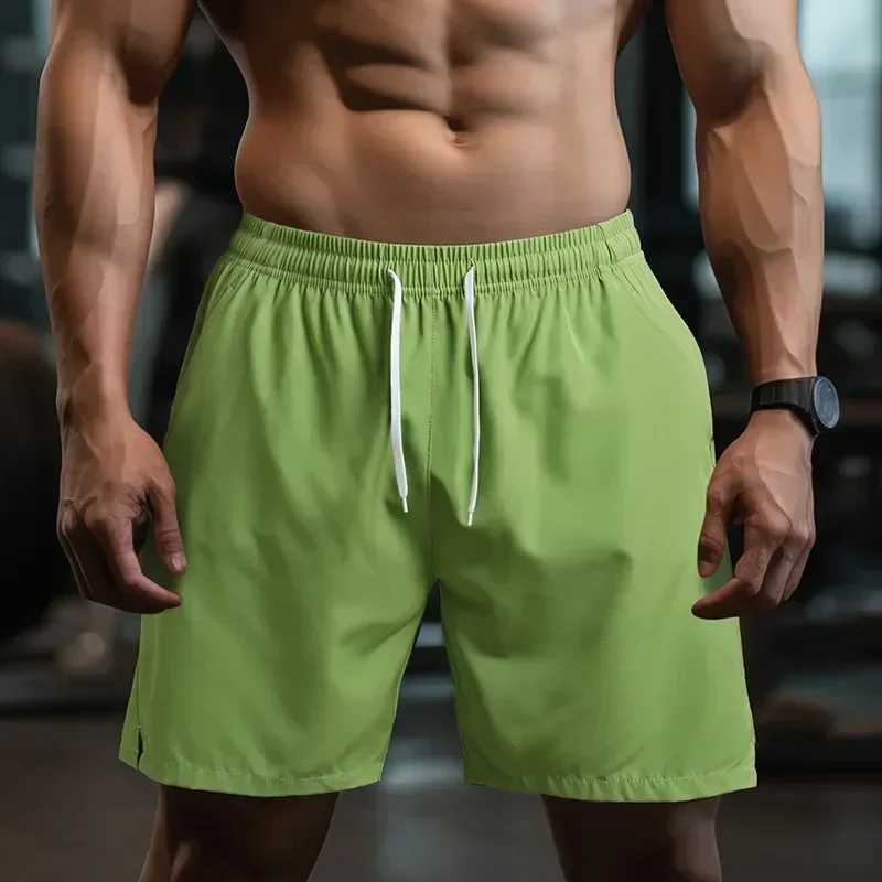 Fitness Shorts Man Quick-Drying Ice Silk Breathable Running Mens Sport Shorts Badminton Tennis Shorts Outdoor SportswearXJ250605