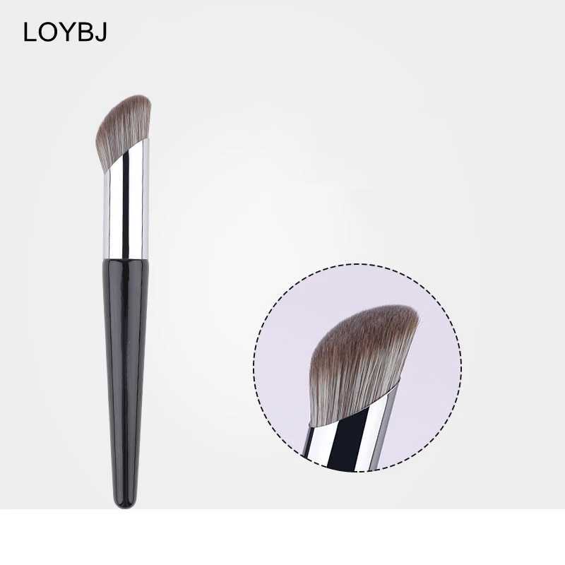 LOYBJ 1pcs Finger Belly Foundation Makeup Brushes Cosmetic Powder Liquid Foundation Concealer Cream Bevel Head Make Up Brush W250605