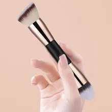 20pcs Custom High Quality Two Double Side Dual Ended Makeup Brush Double Ended Foundation Brushes W250605