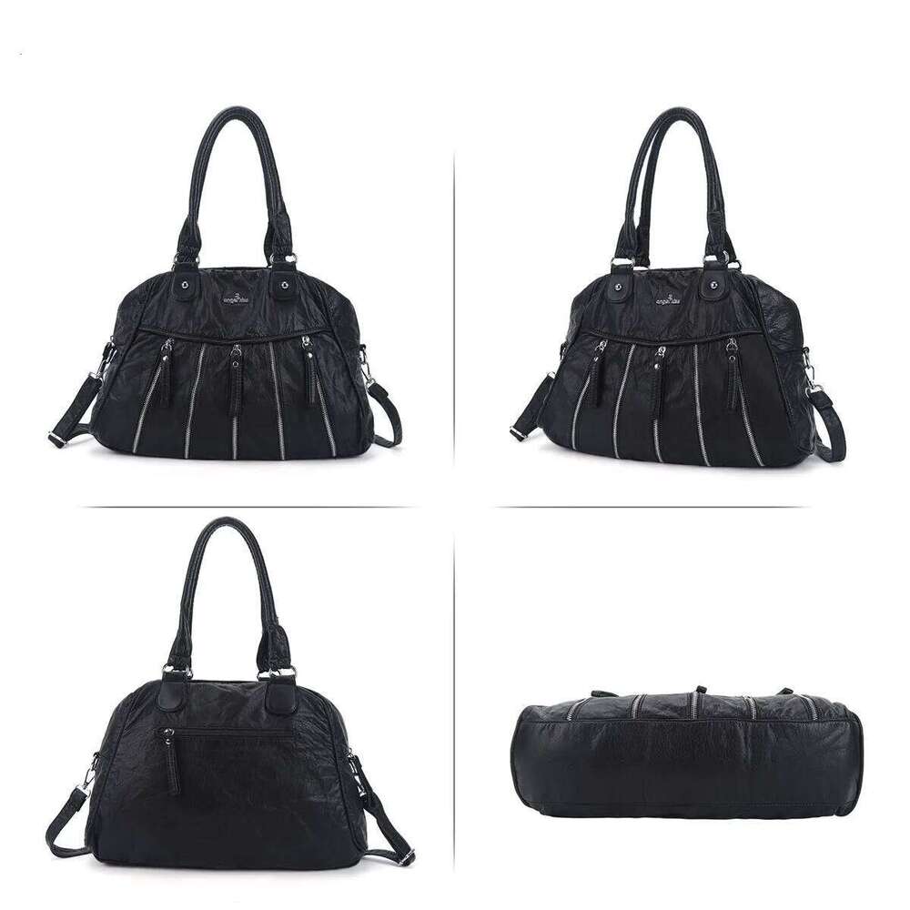 Women Handbags Fashion Satchel Top-handle Travel Handbag PU Bag Shell Pack Multi-pockets Shoulder Bags