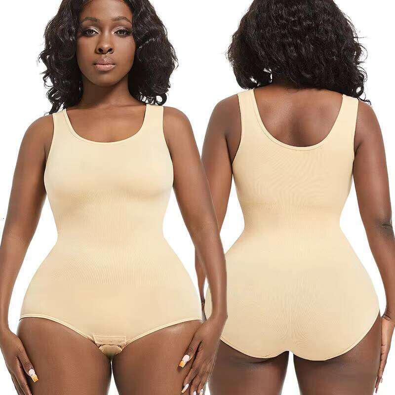 DHessentials Wholesale Plus Size Seamless Shapewear Ladies Tummy Control Bodysuit Body Shaper Colombianas Underwear made of Spandex