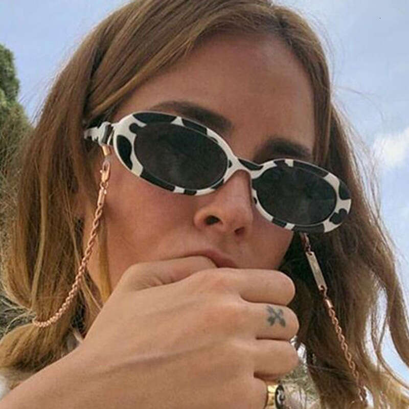 New Style Personality Small Frame for Men and Women Cow Color Lightweight Comfortable Sunglasses AliExpress Glasses