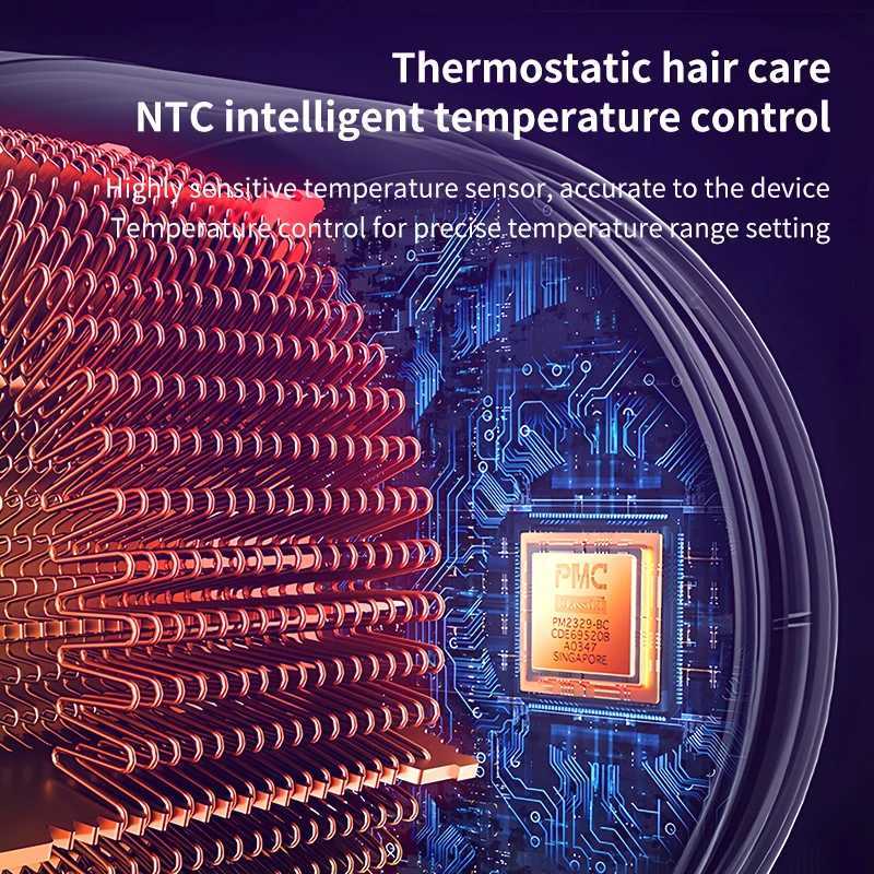 Salon 1600W Low Noise110000 RPM High Speed Bldc Hair Dryer Brushless Motor Plasma Ionic Hair Dryer XJ250605