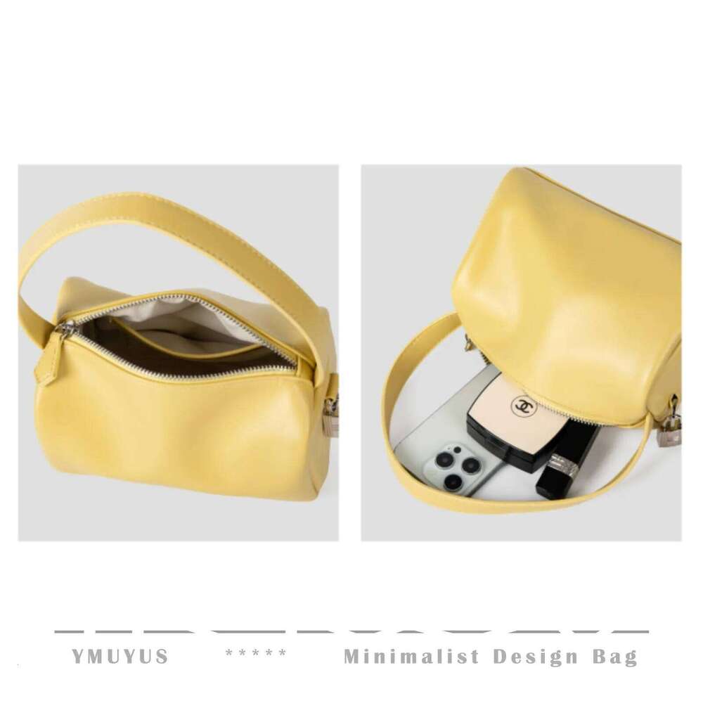 Minimalist Solid Color Ladies Pillow Senior Soft Leather Texture Shoulder Bag Weight g Ultra light Universal Phone Bags