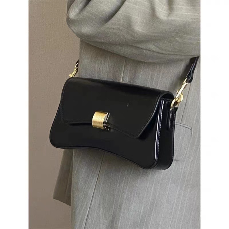 New women's rectangular bag retro armpit bag designer large capacity women's shoulder crossbody bag women's handbag