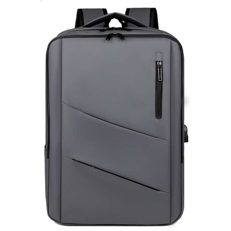 Business Backpack Laptop Men's High-End Simple Double Shoulder Versatile Student Large Capacity Travel Bag