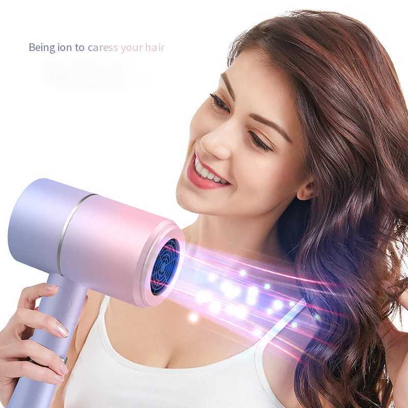 Portable Anion Hair Dryer Quick Dry with Diffuser Blue Light Hair Care Professional Foldable Home Travel Hair Care Dryer 2025 XJ250605