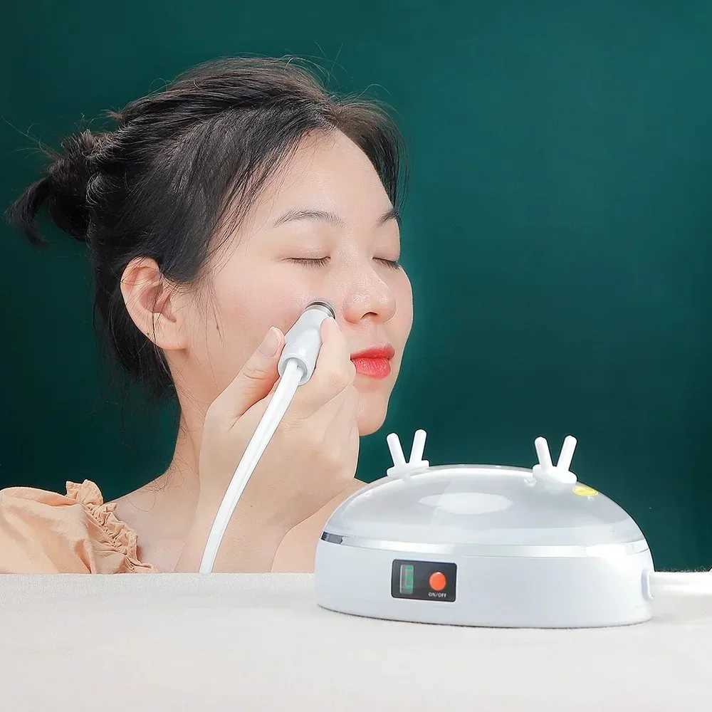 New Facial Blackhead Remover Pore Vacuum Cleaner USB Rechargeable Oxygen Facial Machine Cleaning Jet for Home and Beauty Salon XJ250607