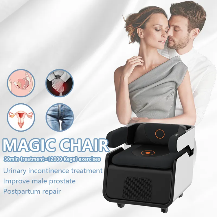 Pelvic Floor Ems Muscle Training Stimulator Ems Chair Slimming Men and Women Ems Muscle Repair Chair Muscle Exerciser Postpartum Repair Ems Magic Chai