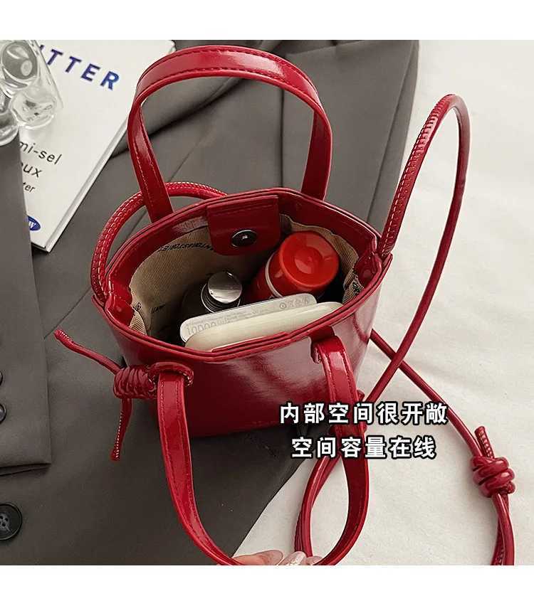 PU Leather Mini Crossbody Bag for Women 2025 New Korean Fashion Luxury Shoulder Bags Female Simple Retro Handbags and PursesT251213