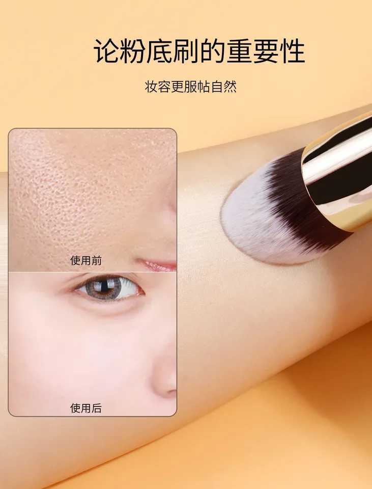 20pcs Custom High Quality Two Double Side Dual Ended Makeup Brush Double Ended Foundation Brushes W250605