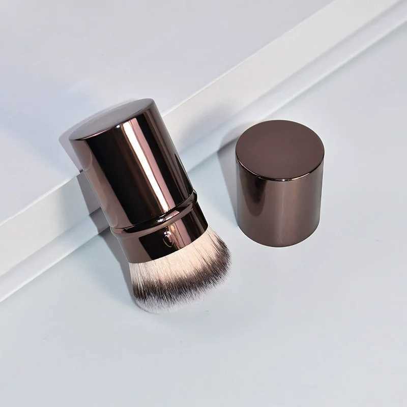 1pcs Retractable B Brush Foundation Brush Soft Fluffy Powder Contour Makeup Brushes Portable Makeup ToolsW250605