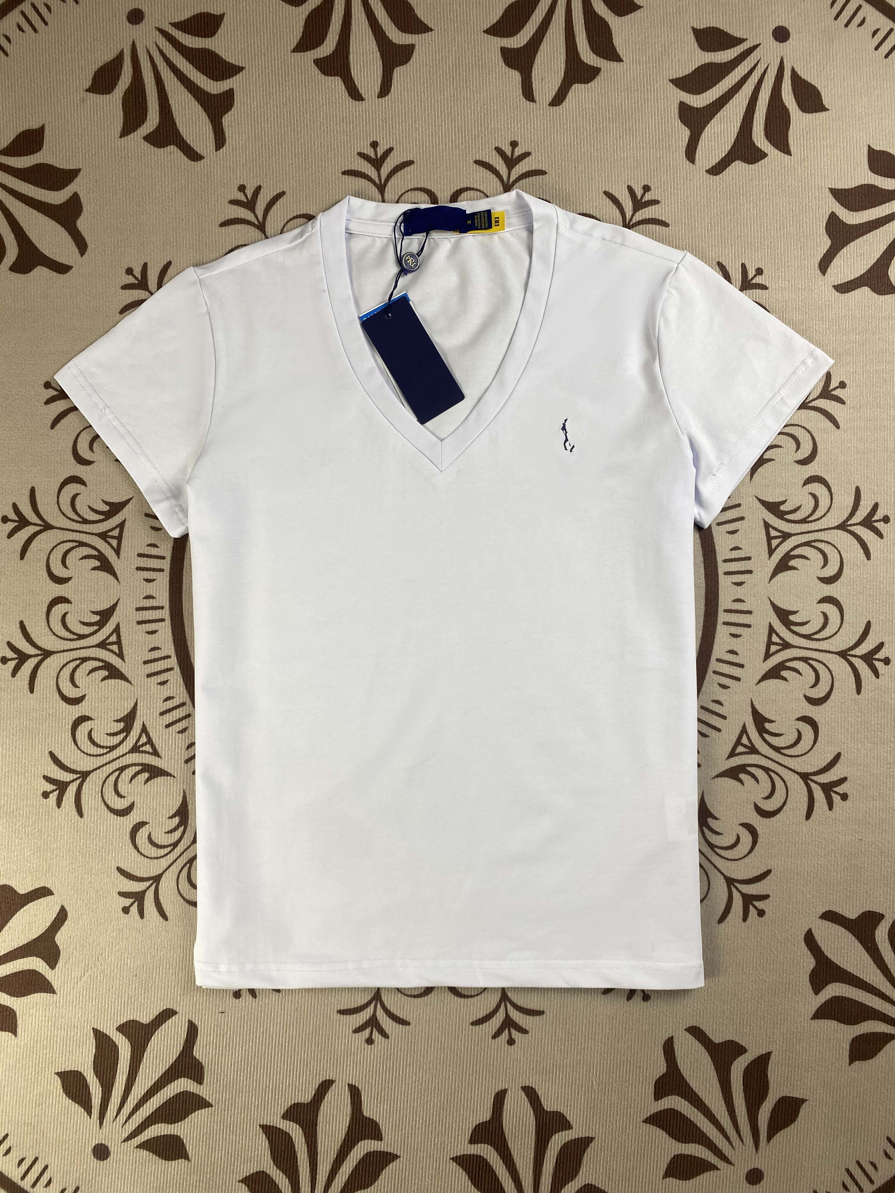 New T shirt summer Women's T-Shirt V-Neck short sleeve women shirt contrast color casual tee Tops Tees