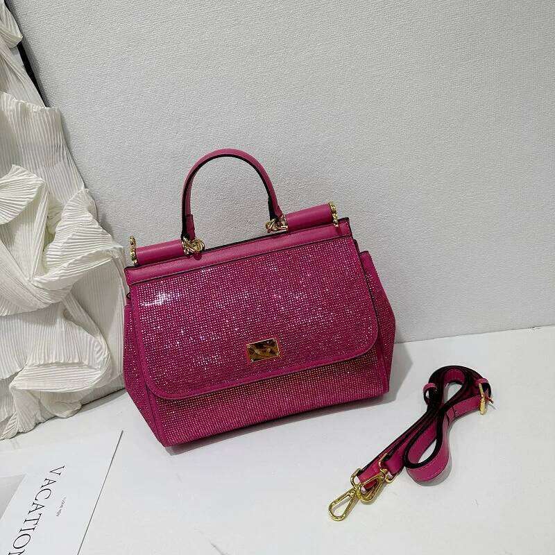 Women's New Rhinestone Handbag Classic Fashionable Versatile Ladies High Quality Shoulder Female Crossbody Bag 2025/06/05