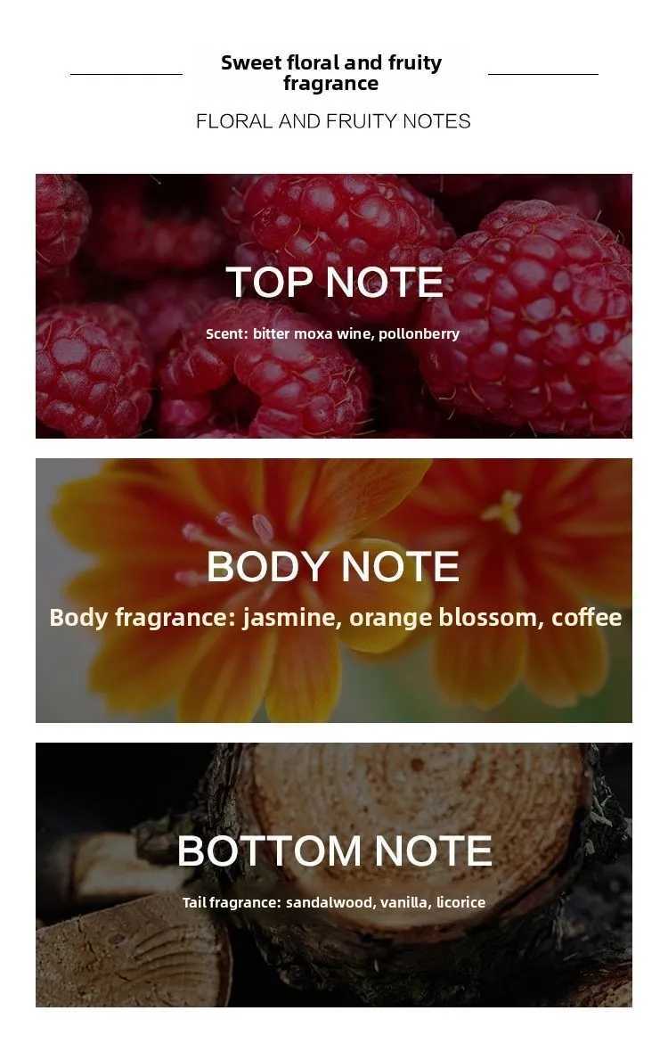 EDT Fruity Perfume for Women Long Lasting Fragrance Jasmine Orange Blossom Sandalwood Vanilla Notes 100ml Luxury Scent W250605