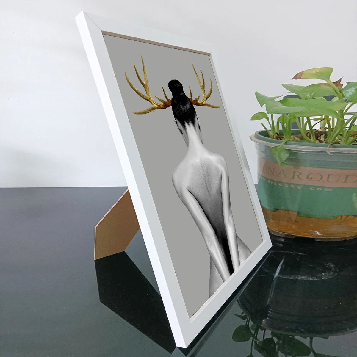 1/2/3/6PCS 8x12inch Wood Photo A4 Black White Brown Certificates family Picture Home Decor Poster Frame H260306