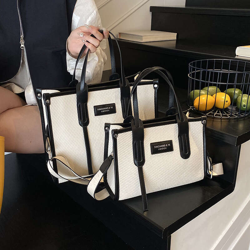 Large Capacity for Women 2025 Summer New Fashion Simple Shoulder Crossbody Casual Commuter Handbag Tote Bag