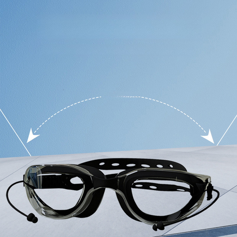 HD Waterproof Racing YJ93 Unisex Goggles Professional Swimming Glasses