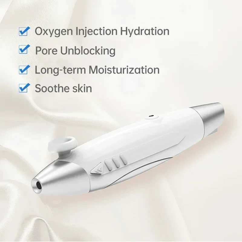 Home Use High Pressure Water Jet Gun Mesotherapy Oxygen Beauty Facial No-Needle Mesogun Injector Machine for Skincare XJ250607