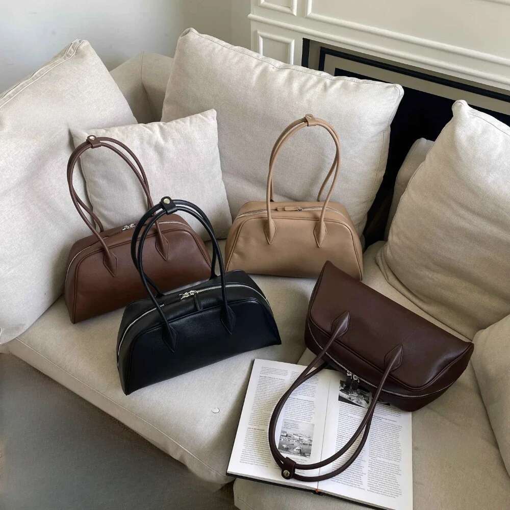 Motingsome Top Layer Cow Leather Shoulder Women Bags Retro Lady Underarm Saddle Bag Calfskin Causal Tote Purses Handbag 2025 New