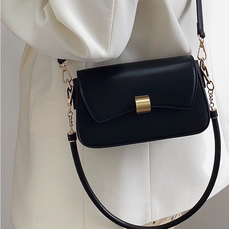 New women's rectangular bag retro armpit bag designer large capacity women's shoulder crossbody bag women's handbag