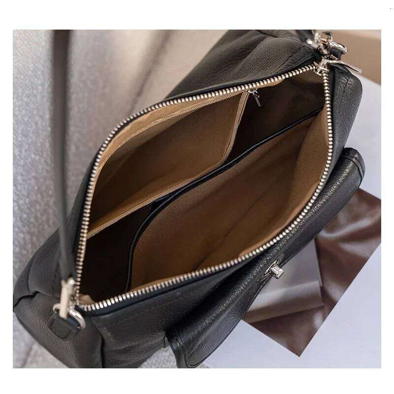 Designer Bags 2025 Ladies Fashion Designer Handbags Women Cow Genuine Leather Shoulder Bags Female Retro Underarm Cowhide Crossbody Bag Lady Luxury Ba