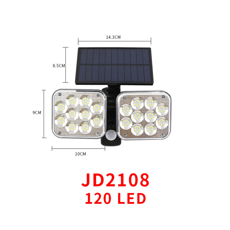 LED Outdoor Induction Solar Light Human Body Remote Control Flood Light LED Solar Induction Light Supply
