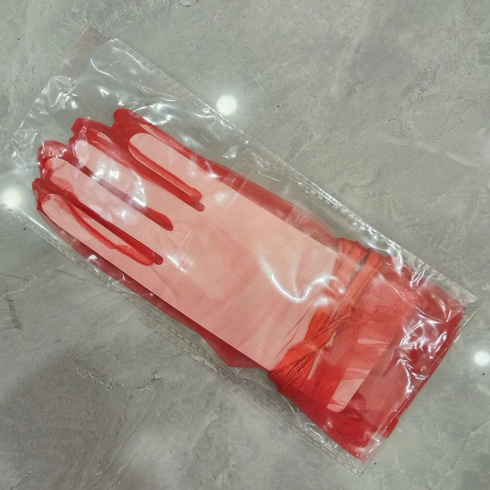 Elegant Wedding Bridal Short White Gloves Breathable Tulle Ribbon Bow Brides Bridesmaid Women Pageant Prom Handschuh 250530