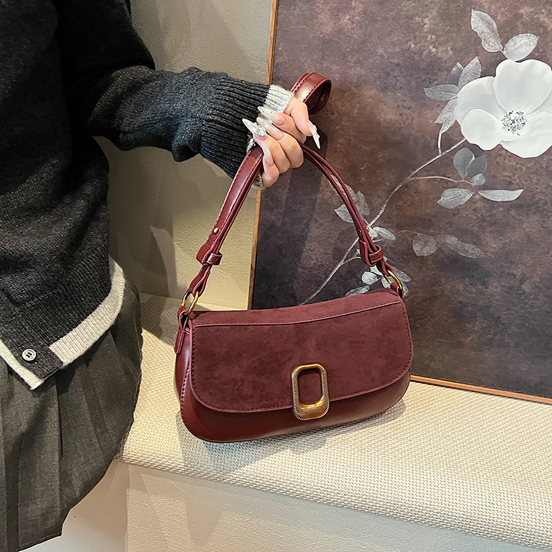 Free Shipping Designer Bag Trendy Autumn And Winter New Item Versatile Fashion Single Shoulder Underarm For Women With High Looks Crossbody Bag