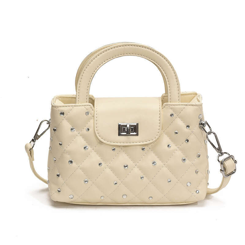 2025 Korean Fashion Handbag Tote for Women New Simple Quilted Small Square Summer Crossbody Bag