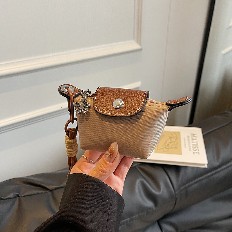 Free Shipping Ultra Mini Small Bag Luxurious Designer Bags Canvas Dumpling Bag Fashion Earphone Storage Bag Lightweight Compact Cute Coin Purse