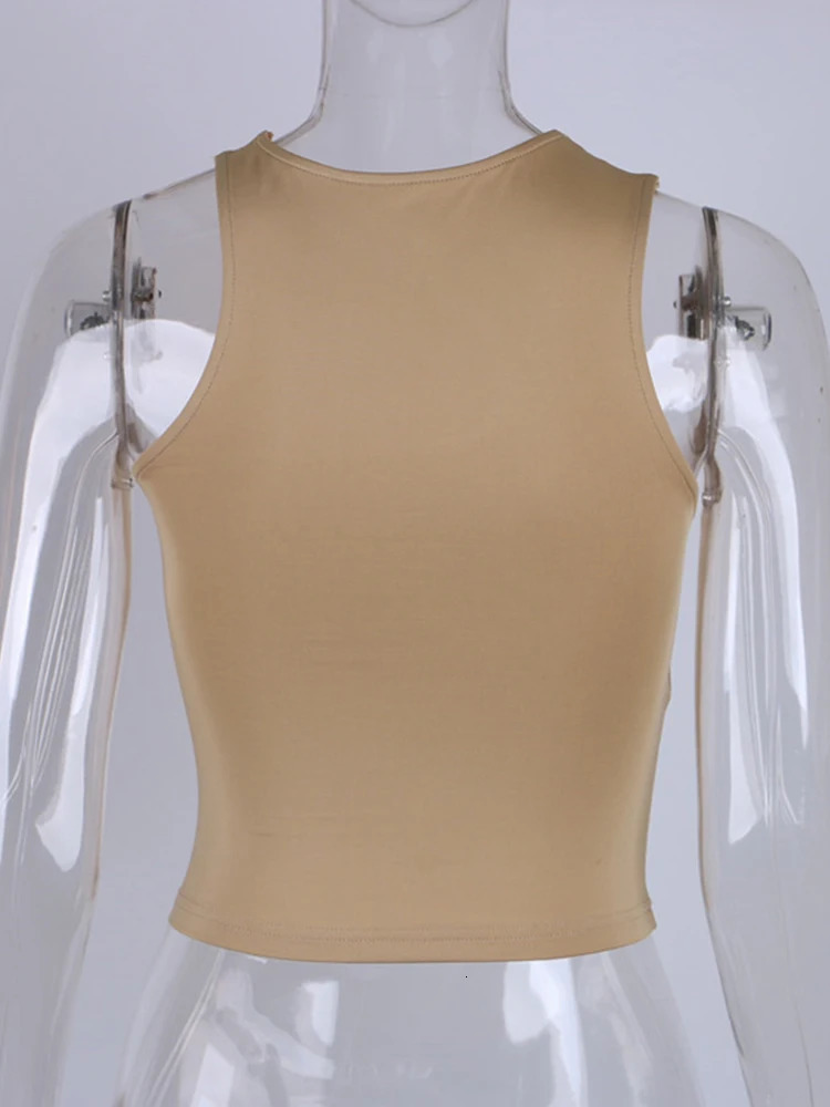 Cut Out Sexy Crop Off Shoulder Solid Skinny Sport Short Tops Women Tank Irregular Summer Tube Tops 250529