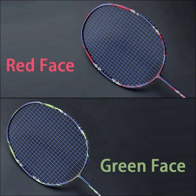 Chinese Style Professional Ultralight 9U 57G Full Carbon Fiber Badminton Rackets With String Bags Max 32LBS Racket Sports Padel