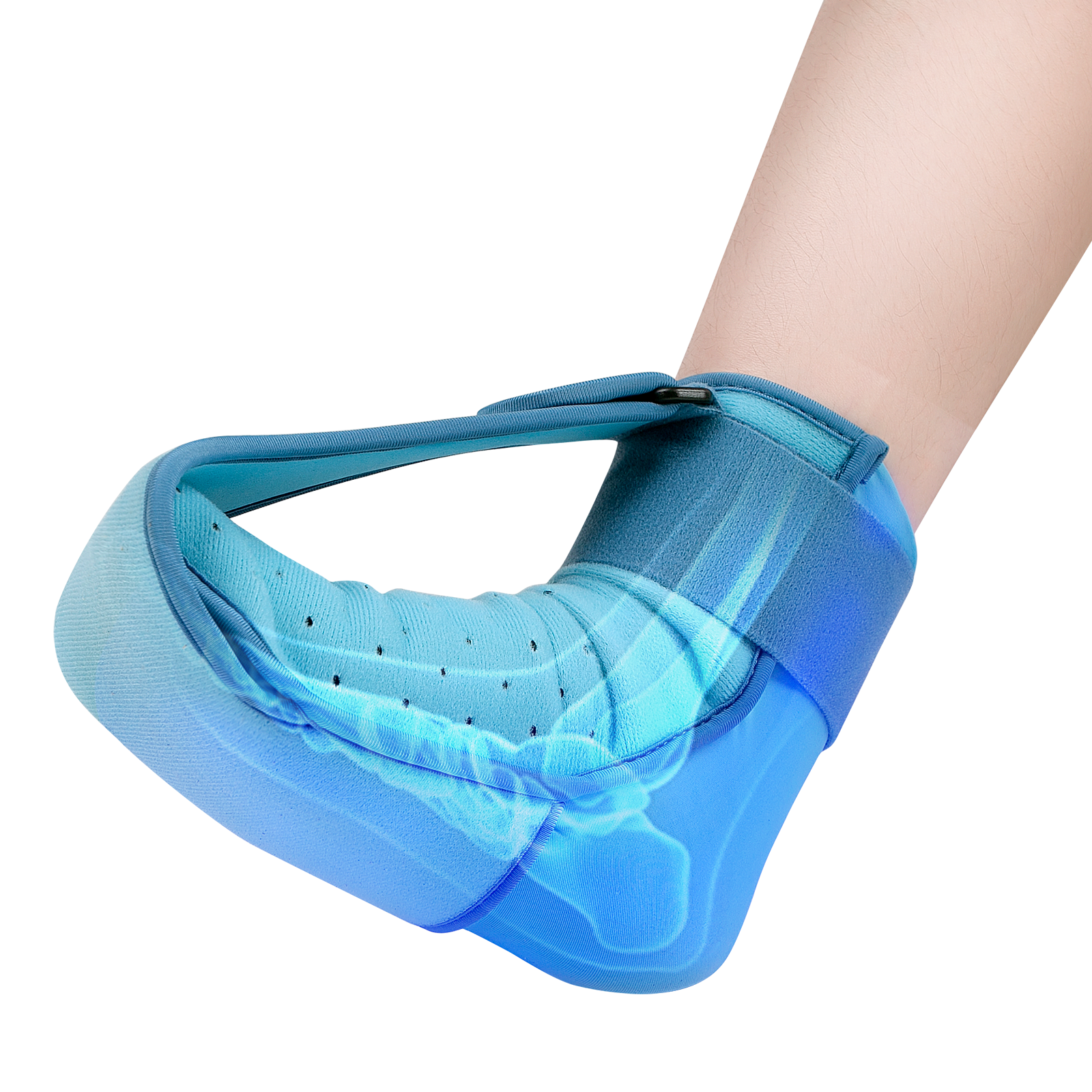 Plantar Fasciitis Night Splint, Foot Ice Pack Wrap for Relief,Plantar Fasciitis Brace for Men Women,Ankle for Achilles Tendonitis Heel Spur Foot Pain