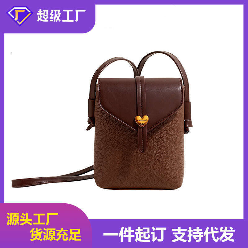 Phone for Women 2025 New Style Ladies' Crossbody Korean Version Versatile Shoulder Small Square Bag PU Handbag E18