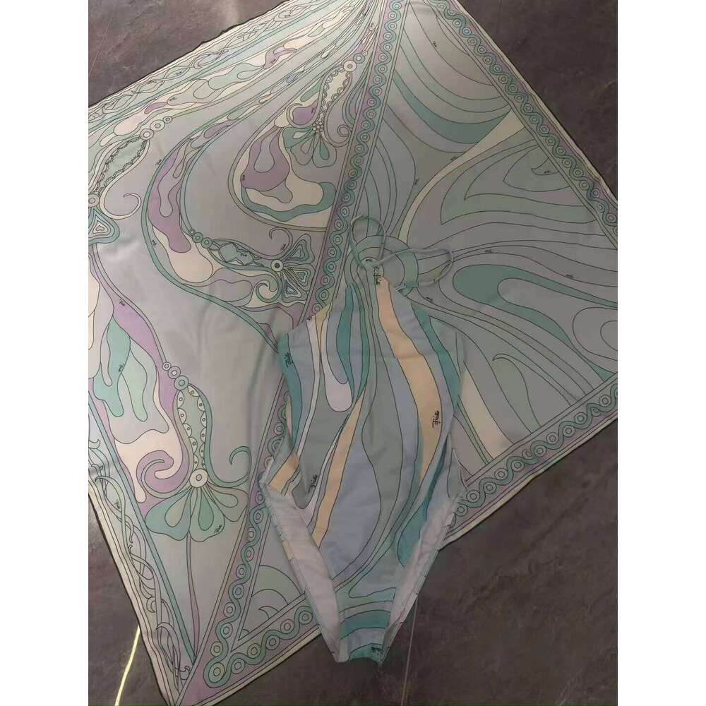 Fashion Design Women's Scarf Swimsuits Italy Sexy Headband Bikini Set Designer Brand Beach Swimwear