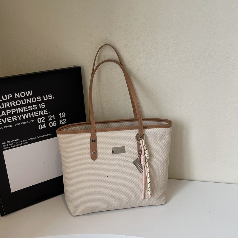 Free shipping designer bag Bag, women's tote large capacity, simple and versatile, 2025 new fashionable shoulder bag, college commuting bag