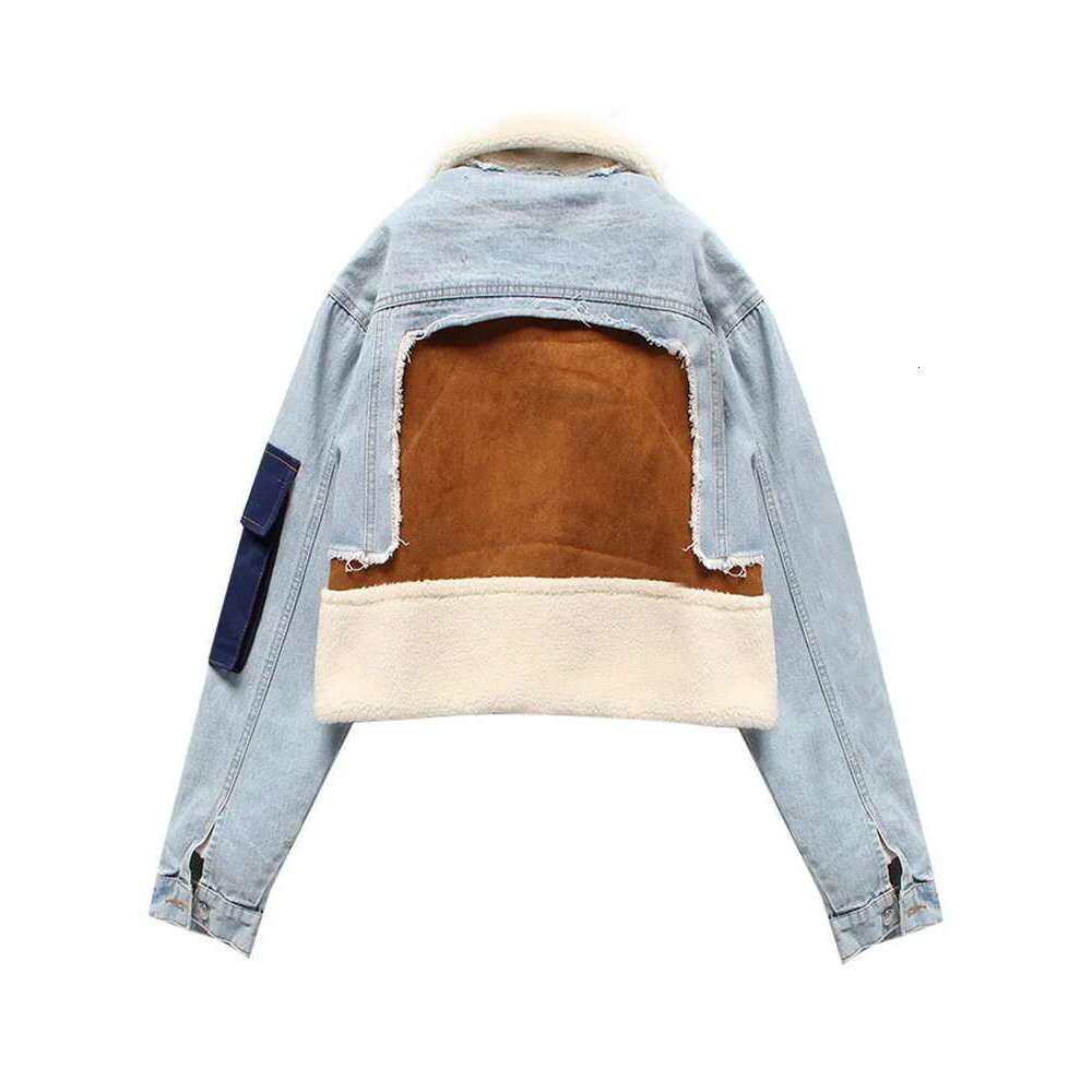 Coats Designer Women DEAT Leisure Full Sleeve Wool Liner Wde Waisted Turn Down Collar Women Slim Patchwork Woolen Coat 2024 Autumn New Td659 Designer