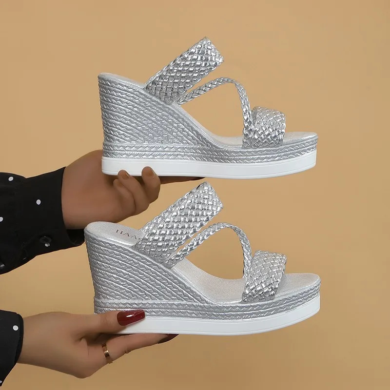 Women Sandals Summer Outdoor Beach Comfortable Shallow Wedges Shoes for ner Casual Sandals 250605