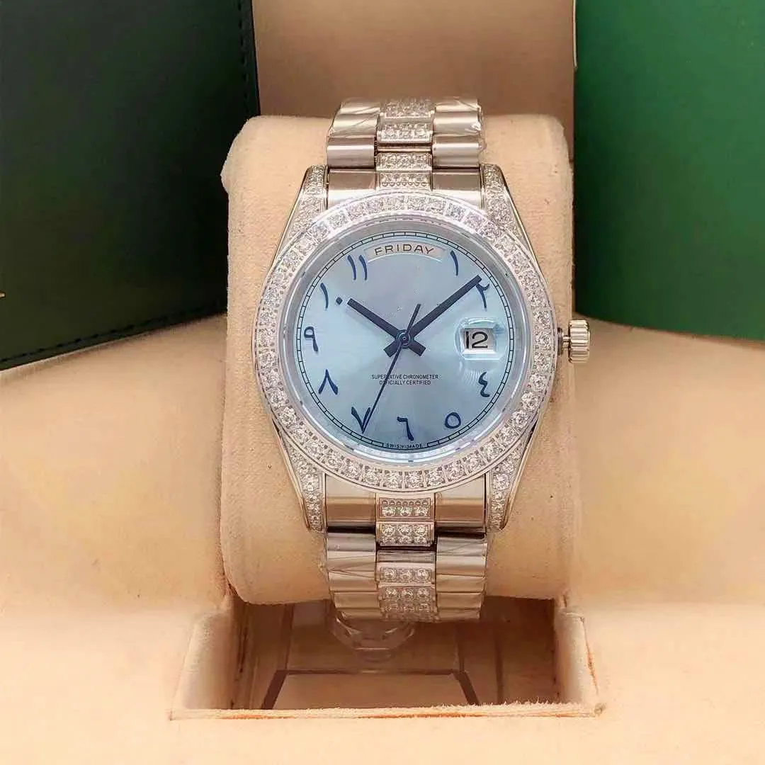 watch men watches diamonds designer watch mechanical women watches 36&41mm stainless steel straps wristwatches sapphire glass with box