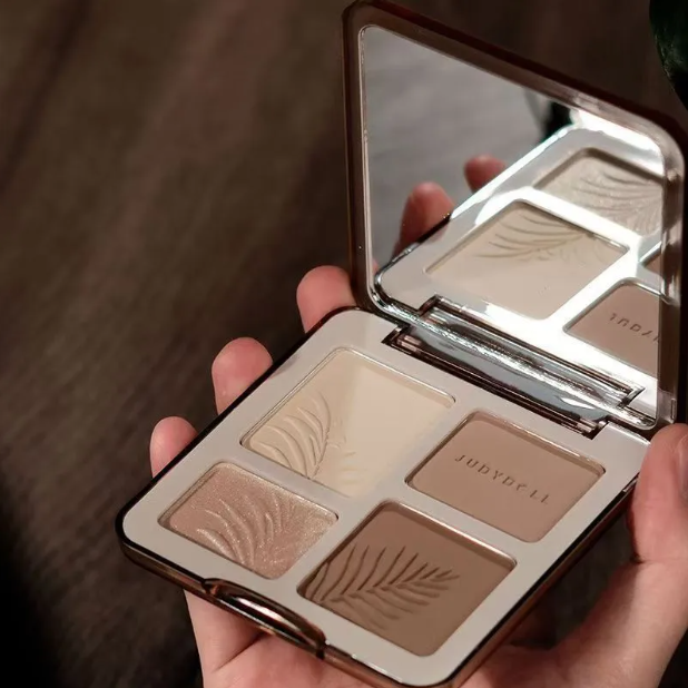 Judydll Orange Dot High-Gloss Contouring Integrated Disc Comprehensive Disc Matte Brightening Three-dimensional Shadow Nasal Shadow