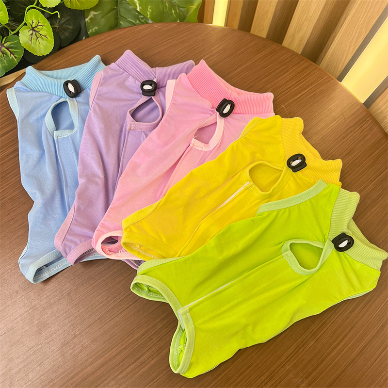 Cat Sterilization Vest Anti-licking Recovery Clothes Puppy Jumpsuit Kitten Sterilization Suit for Small Medium Dogs Cat Supplies