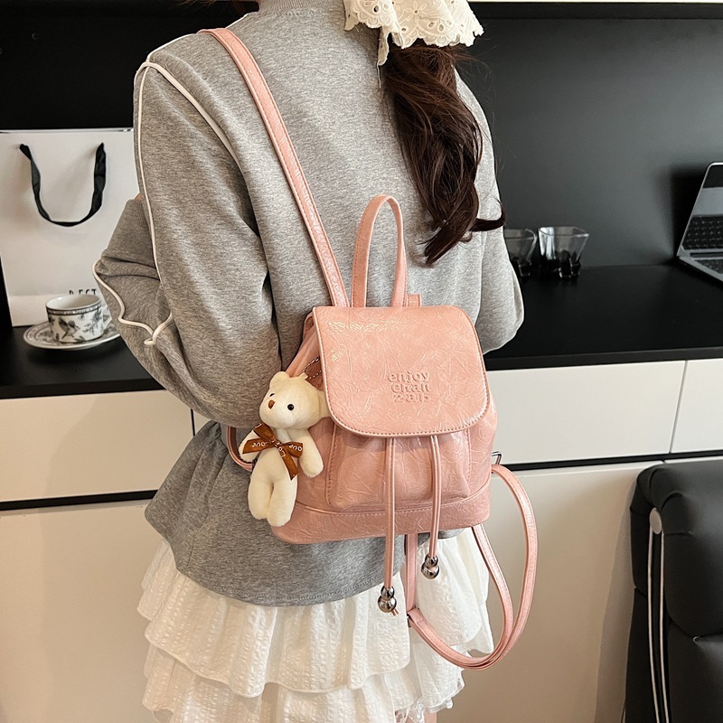 designer High-Quality Texture Backpack for Women 2025 New Fashionable Trendy School Bag for College Students Outdoor Commuting Handheld Small Backpack