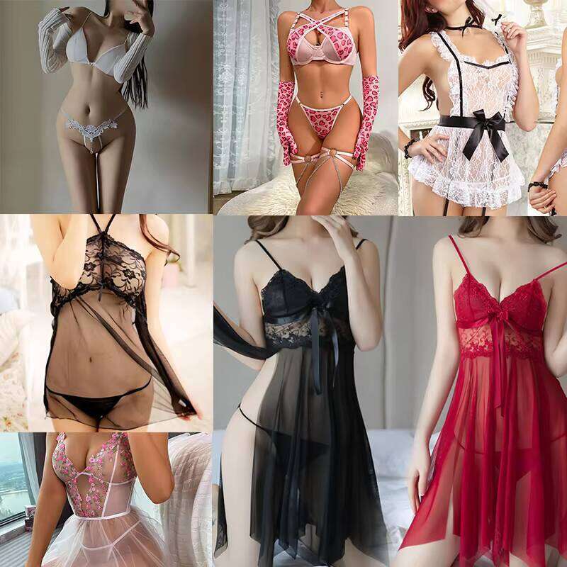 2025 New Arrival Fashion Assorted Underwear Stock Erotic Lingerie Sets Transparent Sexy Women's Clothing Bale