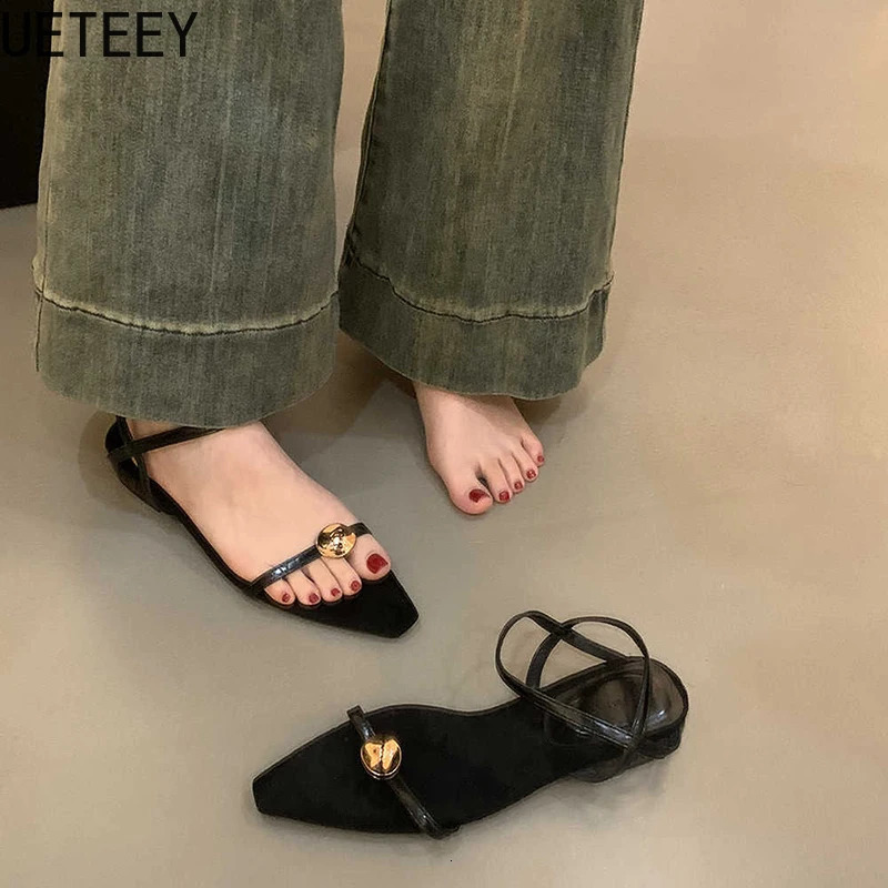 Summer Open Toe Women Sandals Fashion Soft Sole Ladies Casual Beach Vacation Low Heel Sandals 250605