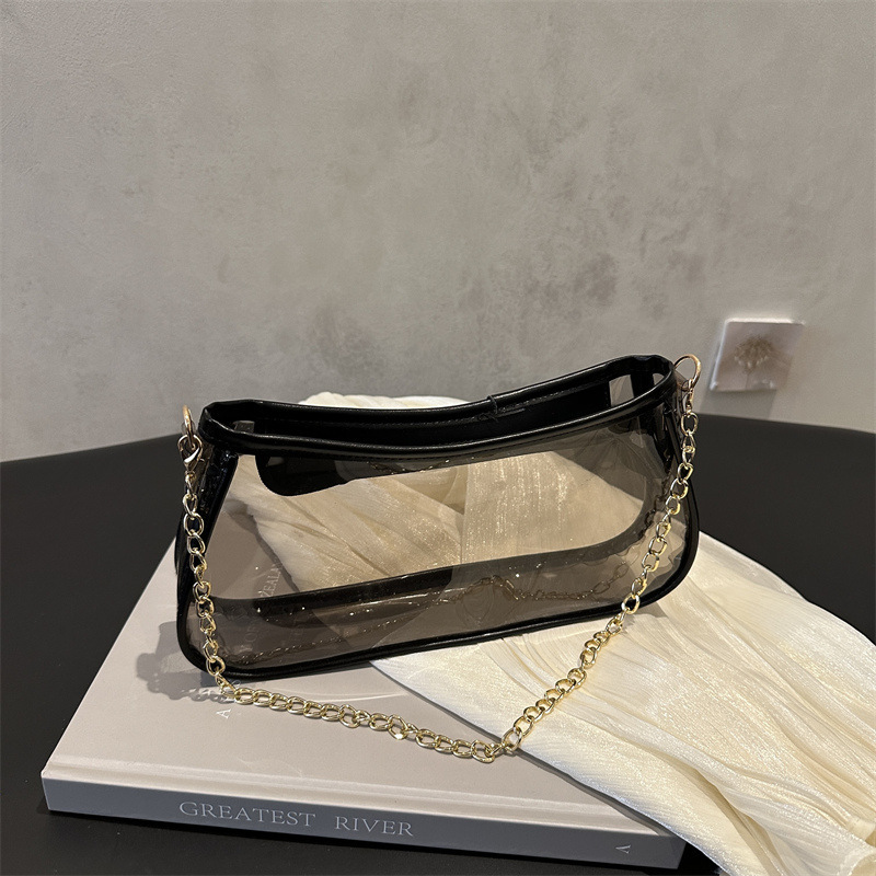 designer Vintage Texture 2025 Handheld Underarm Bag Stylish Korean Casual Niche Design Simple Commuter Solid Color Crossbody Bag