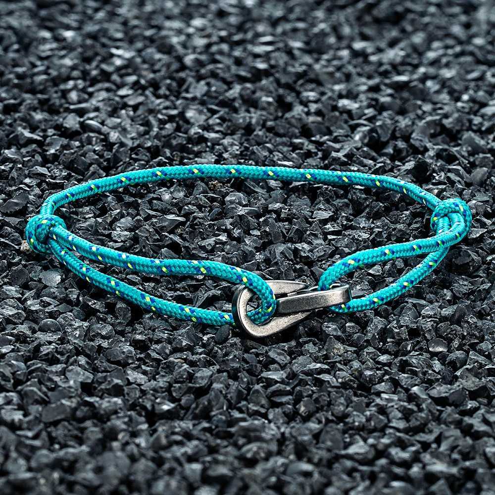 MKENDN Vintage Oxidized Black Chain Link Rope Bracelet Men Women Stainless Steel Motorcycle Jewelry Water Drop Accessories GiftsXJ250604