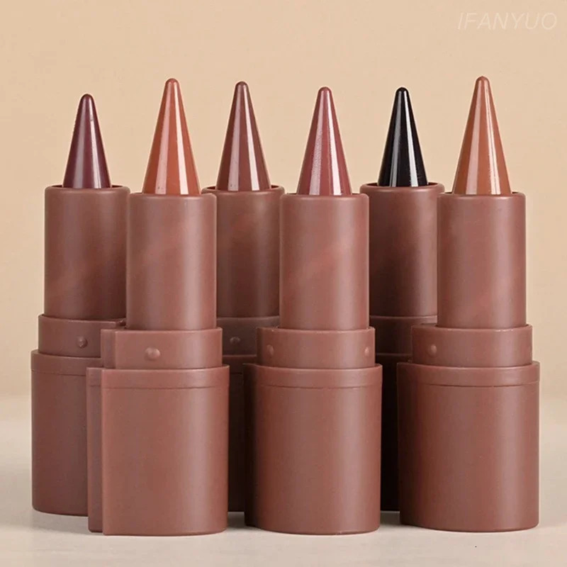 Tapered Gradient Lip Liner Pencil Purple Brown Pointed Head Lipliner Waterproof Non Sticky Matte Lipstick Gradient Contouring 250605