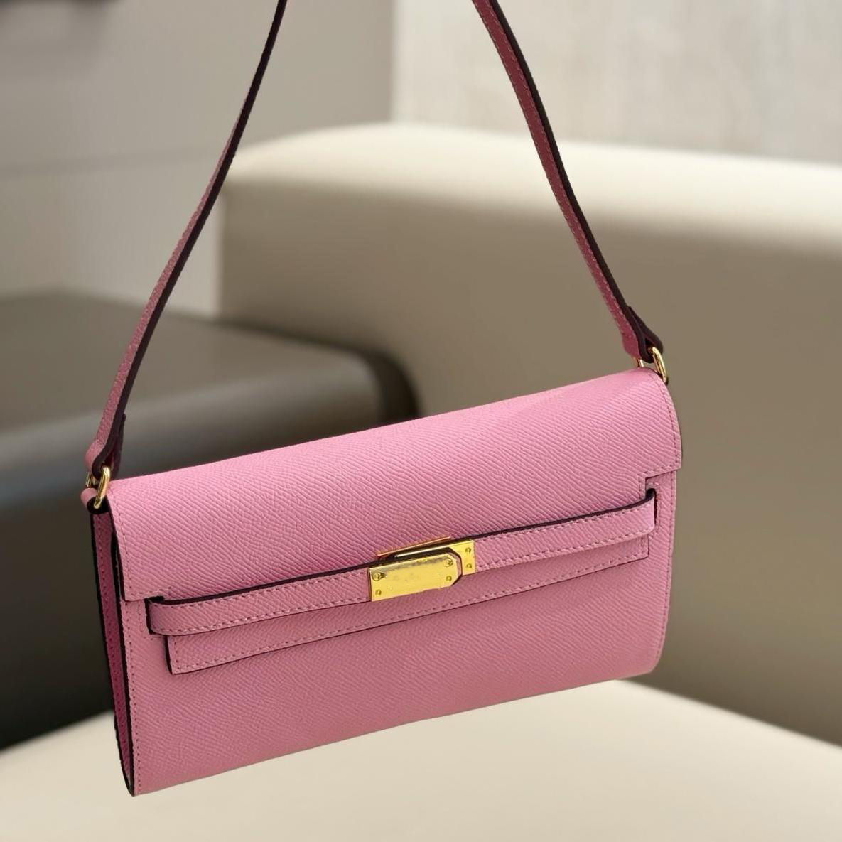 Best quality Classic Hers Shoulder Bag Kelli to go Luxury Genuine Leather Mini Shoulder Bag mini purse with Leather strap for daily commute Designer bag